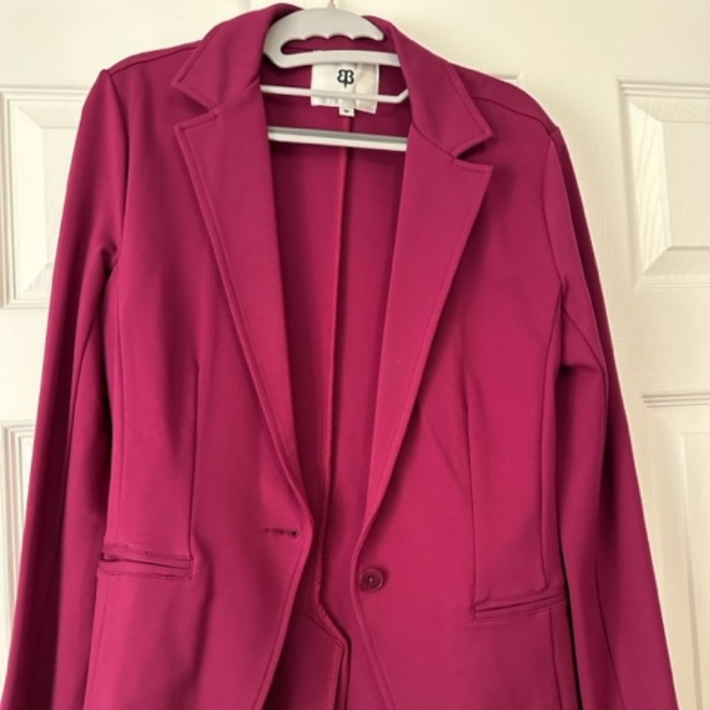 Betabrand Transcendent Blazer (Fig Jam)